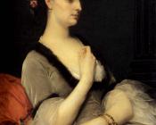 亚历山大 卡巴内尔 : Portrait of Countess E A Vorontsova Dashkova